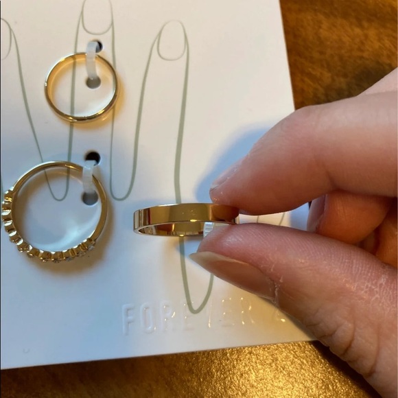 Assorted Rhinestone Ring Set - Picture 4 of 5